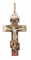 Крест православный из коллекции "Москва златоглавая" 4,18 грамм