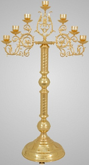 Семисвечник запрестольный №1 лак Семисвечник запрестольный №1 лак