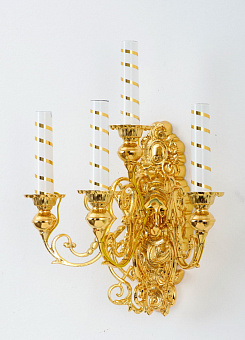 Лампада 4 свечи №2 золочение Лампада 4 свечи №2 золочение