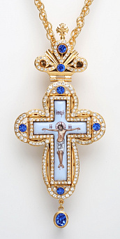 Крест наперсный №144 / золочение Крест наперсный №144 / золочение