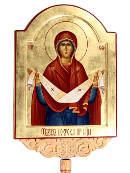 Икона на шесте писаная из запрестольного набора Икона на шесте писаная из запрестольного набора