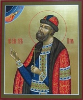 Икона ИГОРЬ Черниговский, Благоверный Князь (РУКОПИСНАЯ)