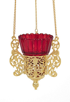 Лампада подвесная №99 золочение Лампада подвесная №99 золочение