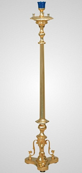 Подсвечник выносной №2 на 3 свечи лак Подсвечник выносной №2 на 3 свечи лак