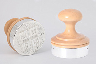 Печать для просфор большая с литой накладкой Печать для просфор большая с литой накладкой