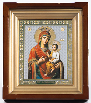 Киот 24х30 с комплектом изображений (к-т 20шт) Божия Матерь Киот 24х30 с комплектом изображений (к-т 20шт) Божия Матерь