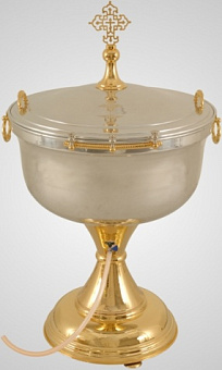 Купель комбинированная золочение с краном Купель комбинированная золочение с краном