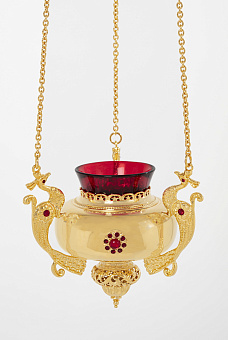 Лампада подвесная №34 золочение Лампада подвесная №34 золочение