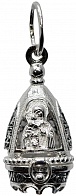 Ладанка Владимирская Богородица из серебра, 2,44 г, 10х28