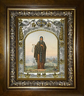 Икона освященная ''Тихон Лухский, в деревяном киоте