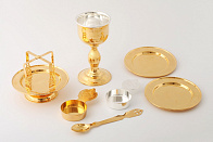 Евхаристический набор 0, 2л (вкладыш мельхиор) ручная гравировка серебрение золочение Евхаристический набор 0, 2л (вкладыш мельхиор) ручная гравировка серебрение золочение