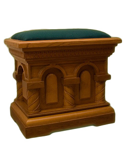 Седалище малое с открывающимся верхом с бархатом. Седалище малое с открывающимся верхом с бархатом.