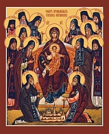 Собор преподобных старцев Оптинских, икона