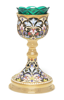 Лампада напрестольная №5 роспись / золочение Лампада напрестольная №5 роспись / золочение
