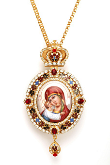 Панагия №164 / золочение / серебро эмаль (УИН) Панагия №164 / золочение / серебро эмаль (УИН)