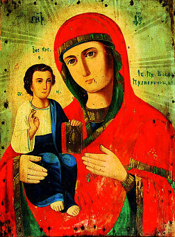 Икона Пресвятой Богородицы Праворучица Икона Пресвятой Богородицы Праворучица