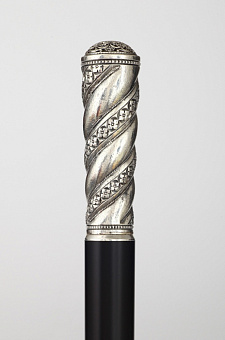 Посох гальванопластический разборный с литьевым окончанием серебро (УИН) Посох гальванопластический разборный с литьевым окончанием серебро (УИН)