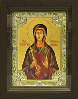 Икона ПАРАСКЕВА Пятница, Великомученица (СЕРЕБРЯНАЯ РИЗА, КИОТ)