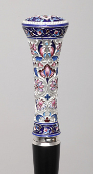 Посох №25 неразборный серебро филигрань, эмаль, роспись (УИН) Посох №25 неразборный серебро филигрань, эмаль, роспись (УИН)