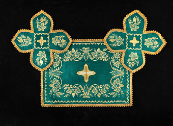 Воздух №501 бархат вышивка гладь 0,75-1,0л потир Воздух №501 бархат вышивка гладь 0,75-1,0л потир