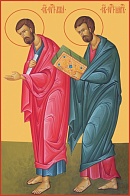 Икона ЛУКА и МАРК Евангелисты, Апостолы