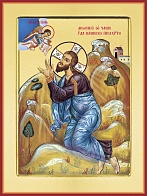 Икона Моление о Чаше с золочением
