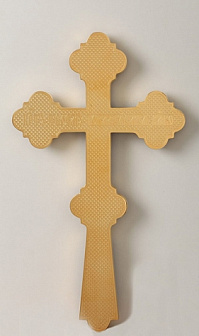 Крест напрестольный сложный малый с литыми накладками