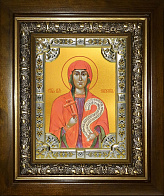 Икона ПАРАСКЕВА Пятница, Великомученица (СЕРЕБРЯНАЯ РИЗА, КИОТ)