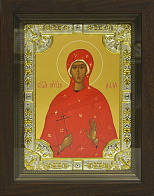 Икона АЛЛА Готфская, Мученица (СЕРЕБРЯНАЯ РИЗА, КИОТ)