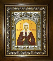 Икона освященная ''Светлана(Фотина) мученица'', в деревяном киоте