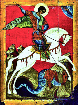 Икона Чудо Георгия о Змие